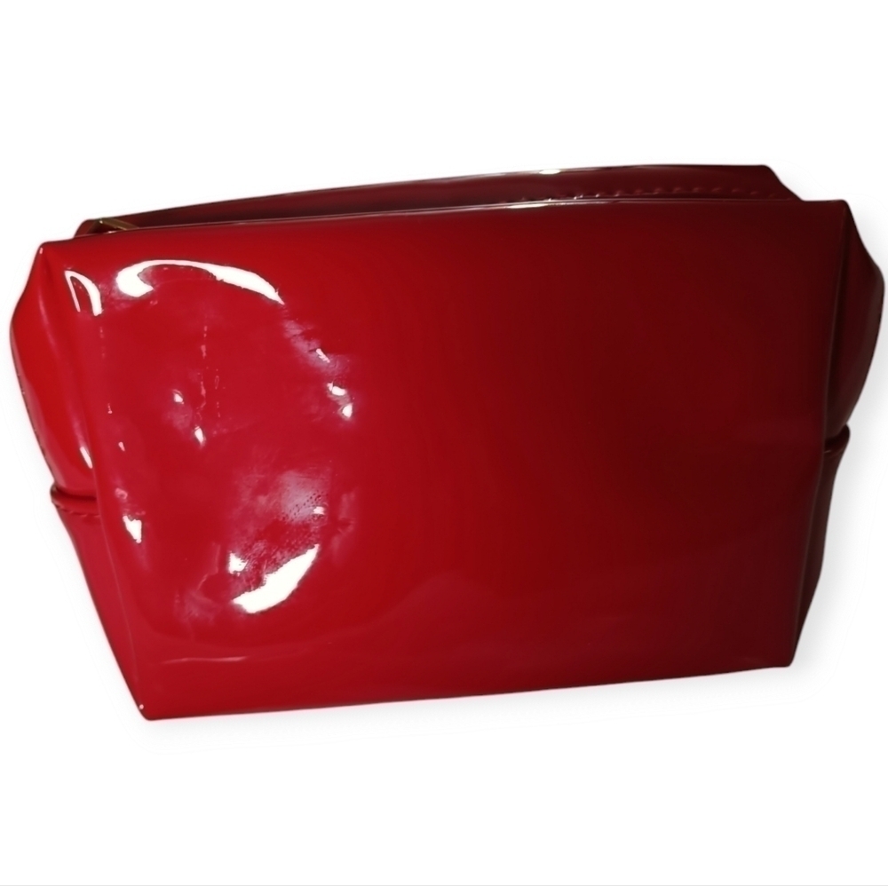 Yves Saint Laurent Red Cosmetic Bag Gold Zipper GWP - Picture 3 of 14